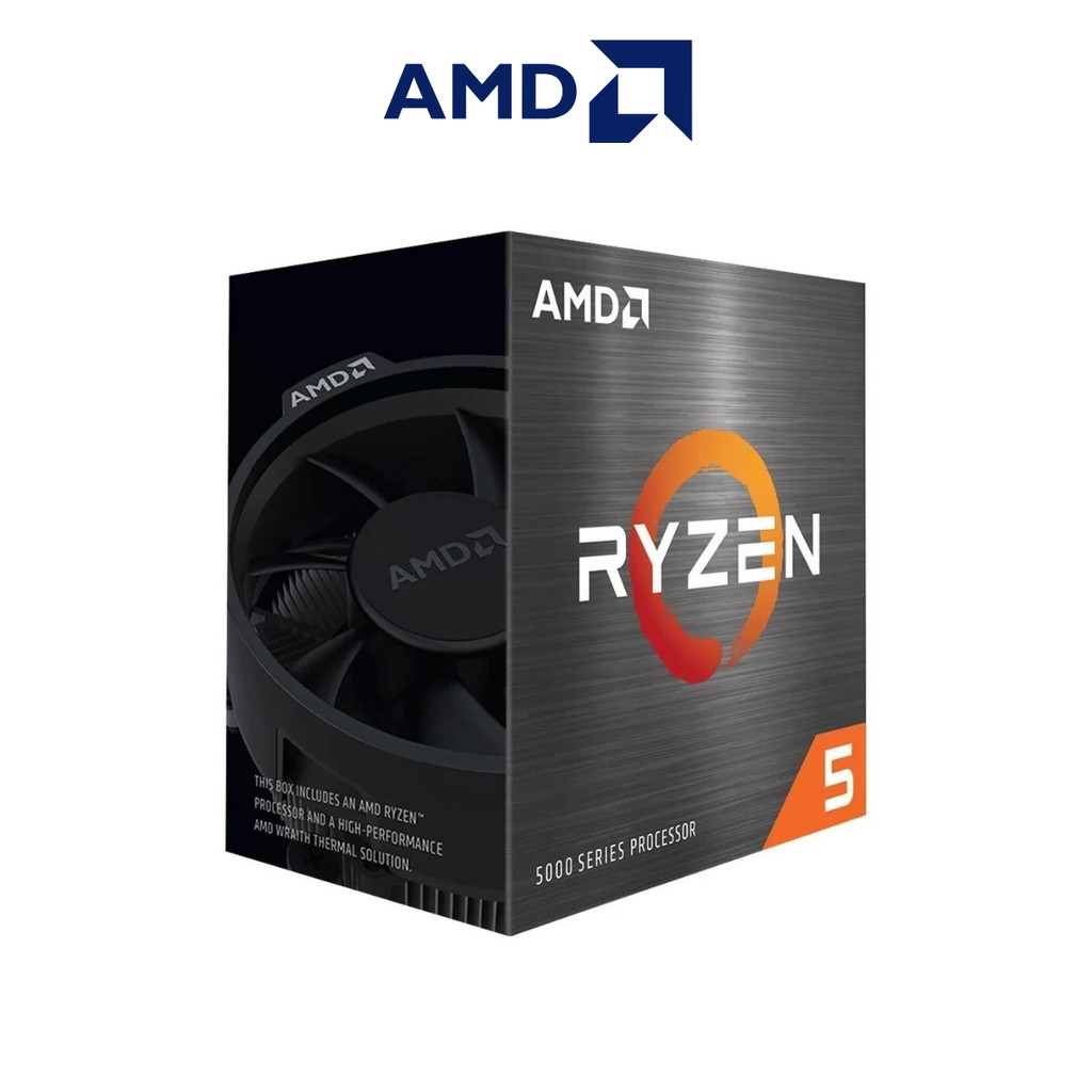 AMD CPU (ซีพียู) AM4 RYZEN 5 5500/5500GT 6C/12T 4.2GHz with Wraith Stealth Cooler รับประกัน 3 ปี