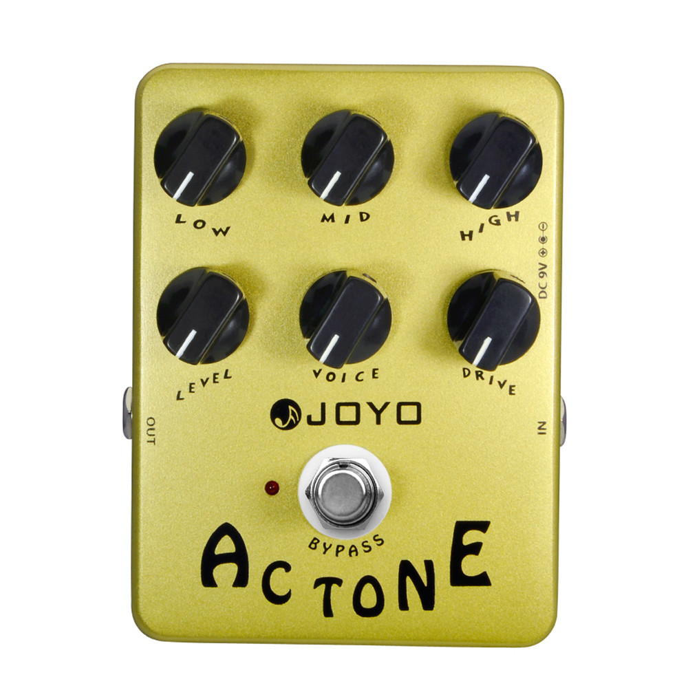 JOYO JF-13 Ac tone กีตาร์ไฟฟ้าจําลอง VOX Amplifier อุปกรณ์เอฟเฟกต์เดี่ยว