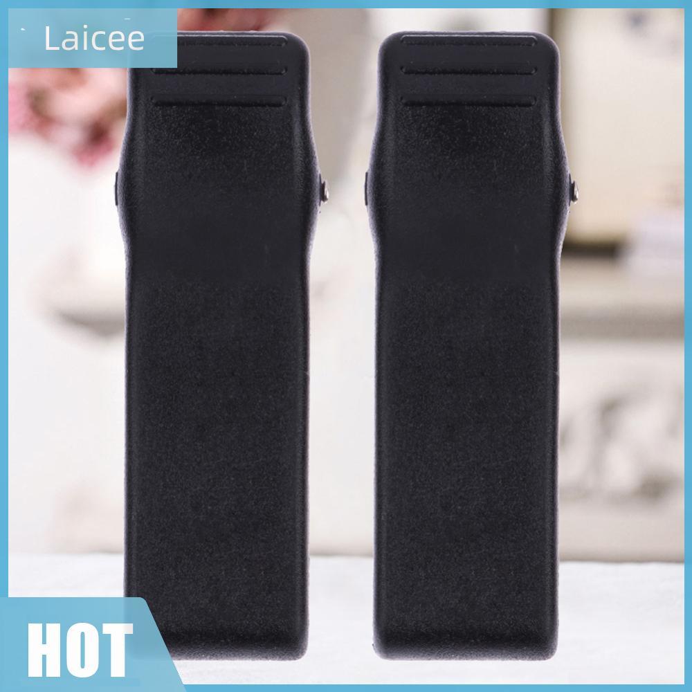 [Laicee.th] คลิปหนีบเข็มขัด Walkie Talkie 2 ชิ้นแบบพกพาสีดําสําหรับ Motorola GP-88 GP-68 GP-300