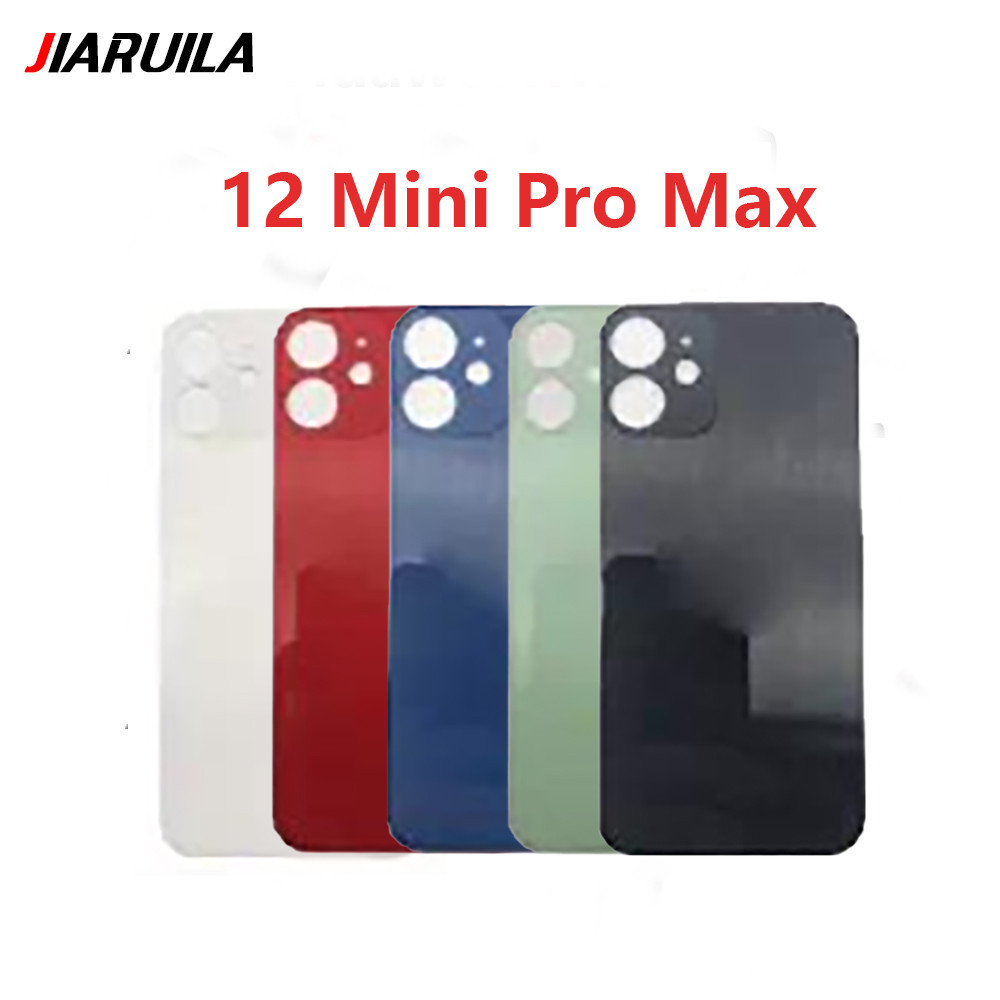 ฝาหลังแบตเตอรี่ที่อยู่อาศัยรูใหญ่เคสด้านหลังสําหรับ 12 Mini Pro Max