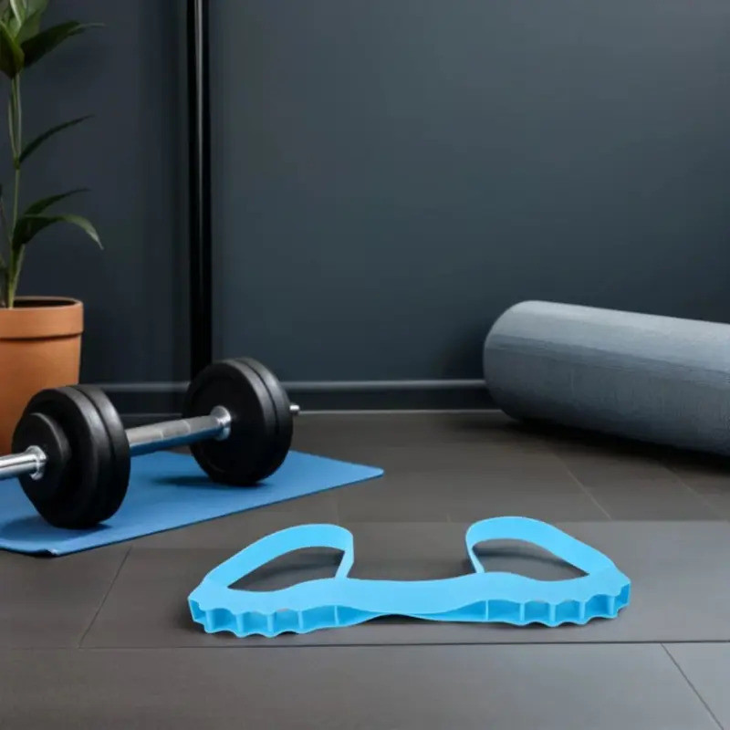 Adjustable Band Leg Shaping Device Resistance Band Fitness Band Hip Ring Blue Silicone Resistance Ri