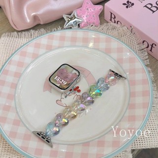 ยืดหยุ่นรูปหัวใจลูกปัดสําหรับ แอปเปิล ดู 38 40 41 42 44 45 4…