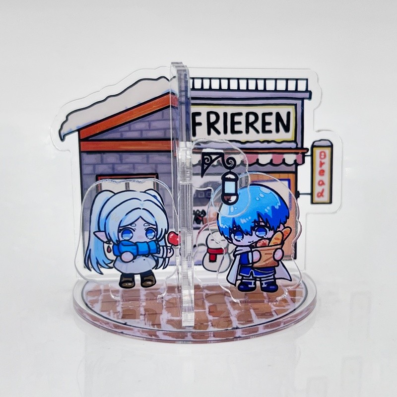 . Illumin莲边 Mide Beauty Powder Powder รอบทิศทาง Simmel อะนิเมะพัดลม Millet รุ่น Q อะคริลิคผสมขาตั้งจ