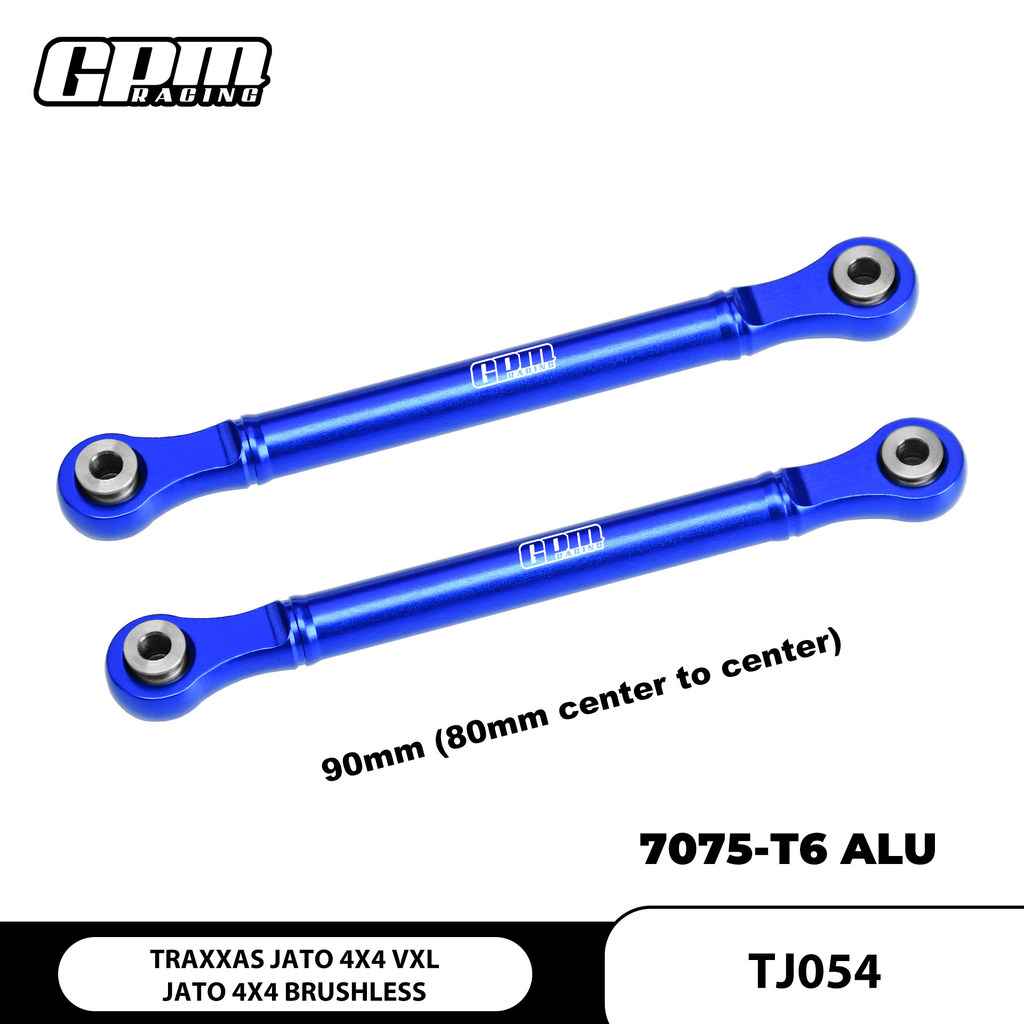 TRAXXAS 1/8 JATO 4X4 VXL อลูมิเนียม 7075 ด้านหน้า Upper Arm Tie Rod