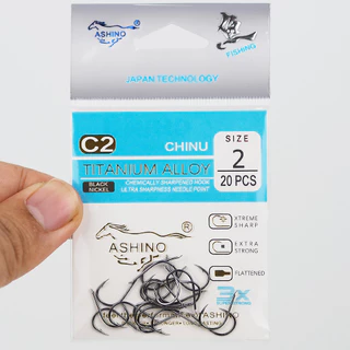 ตัวเบ็ด ASHINO CHINU-C2 จินุ ก้นแบน