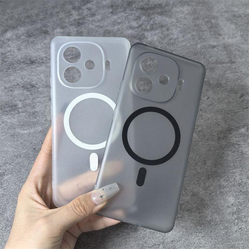 Ultra-Thin MatteกันกระแทกปลอกTPUนุ่มสําหรับVivo iQOO Z9 Turbo Plus Y200 GTชาร์จไร้สายAnti-Fingerprin