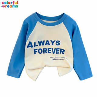 เสื้อยืดแขนยาวเด็กฤดูใบไม้ร่วงฤดูหนาว จุดต่ําสุด เสื้อผ้าฝ้า…