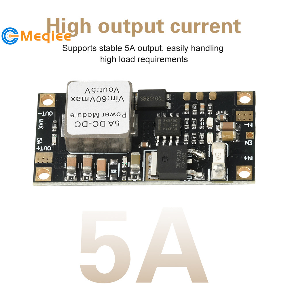 DC-DC Step-Down โมดูล DC6.5V-60V ถึง 5V/12V 5A DC Step-Down โมดูล