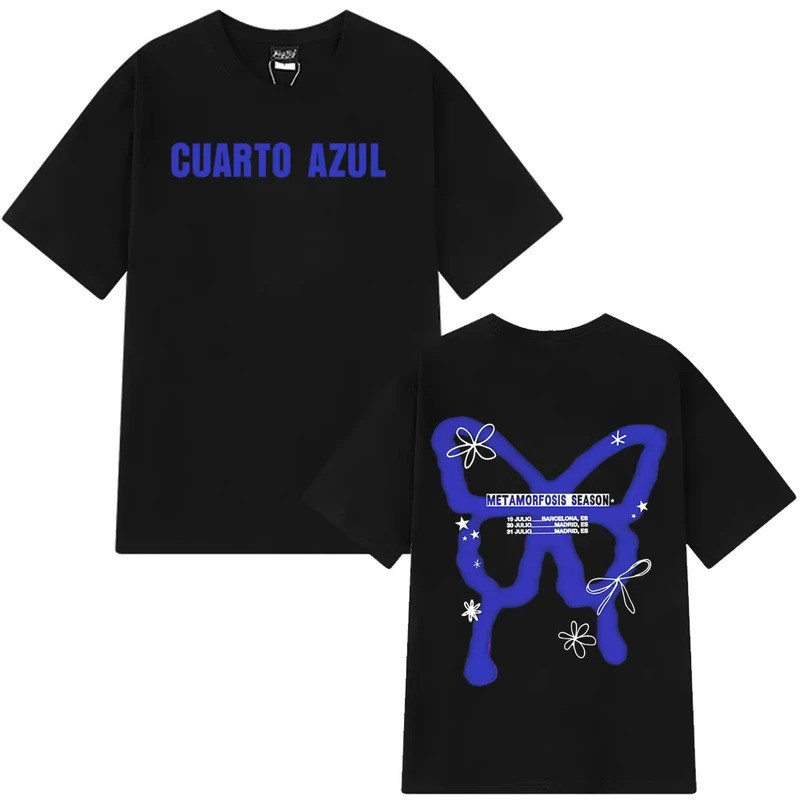 Butterfly Aitana Fashion Graphic T-shirts Men Women O-Neck Short Sleeve Cotton T Shirts Clothing Aes