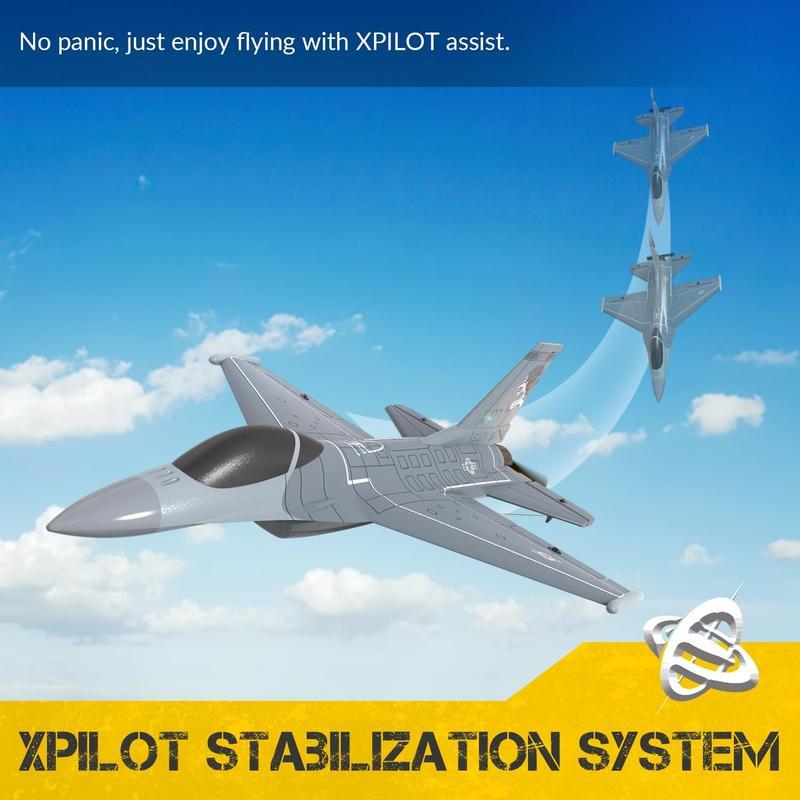 เครื่องบินบังคับ เครื่องบิน VOLANTEXRC 4CH Jet F-16 Fighting 2.4GHz EXA76110