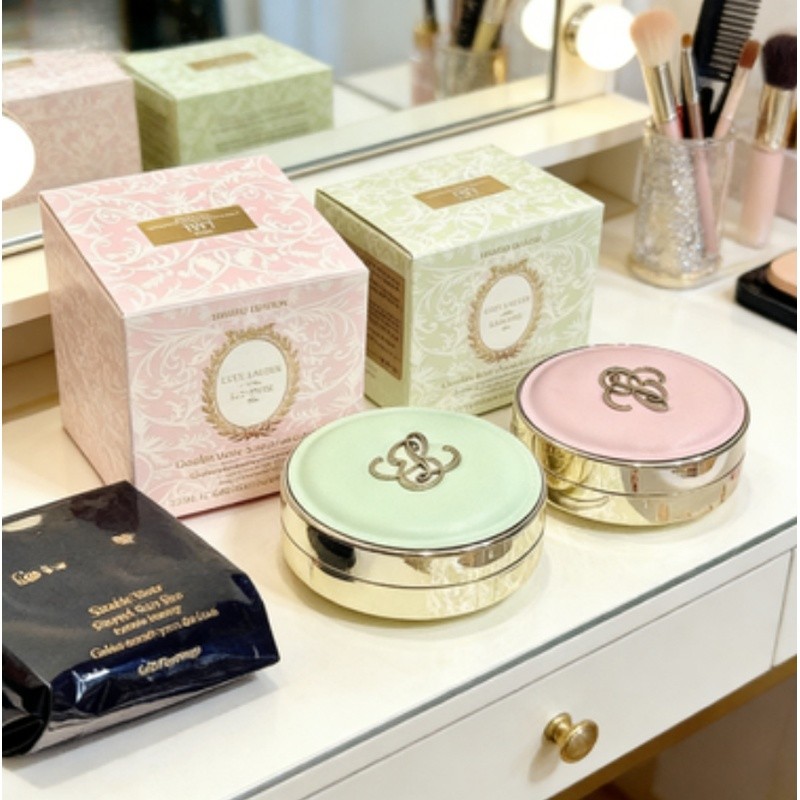 [ของขวัญปีใหม่] Estee Macaron Limited Series La Dooli Co-Branded Air Cushion 24g แต่งหน้าน้ําหนักเบา