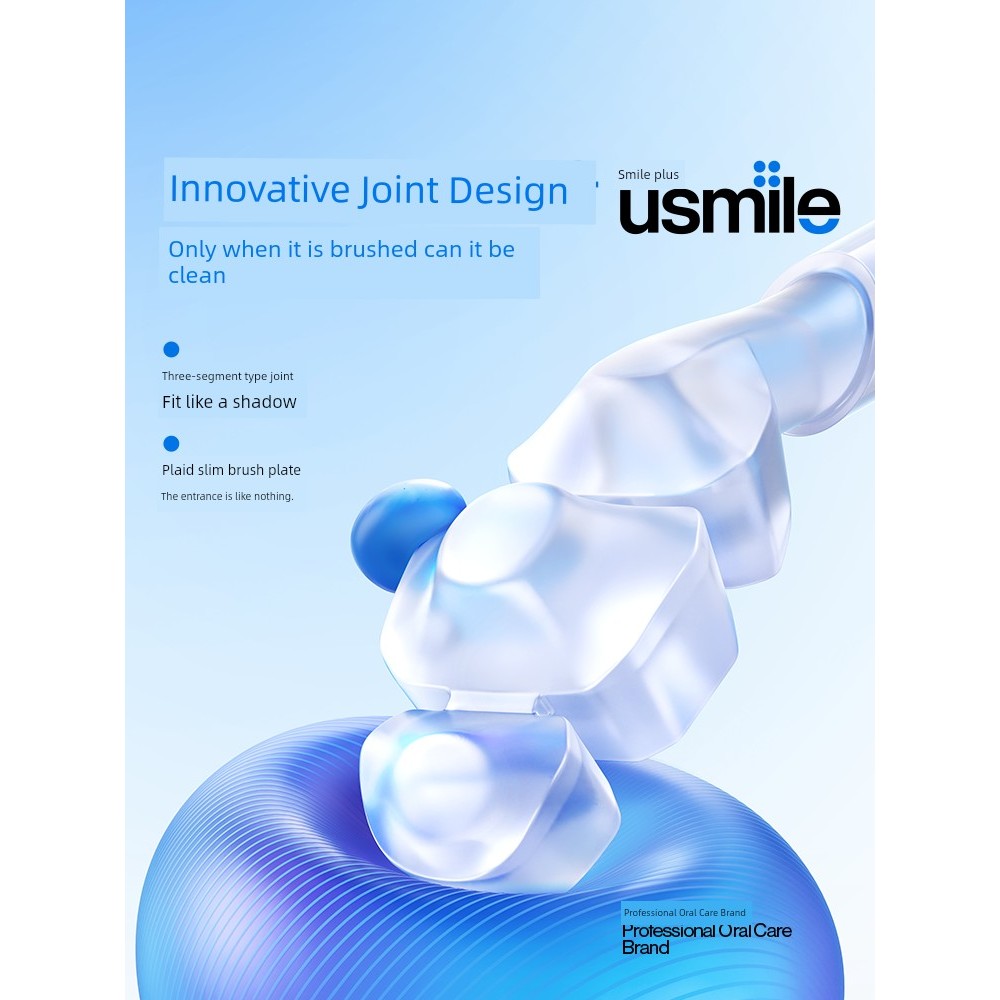 Smile Plus usmile แปรงสีฟันไฟฟ้าเปลี่ยนหัวทําความสะอาดไวท์เทนนิ่งหัวแปรงสีฟันขนแปรงนุ่มผู้ใหญ่ Unive