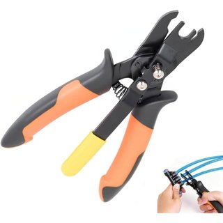 Air ท่อเชื่อมต่อเครื่องมือกําจัด, Push to Disconnect Tong คีม, Air Line Disconnect Tool Kit, Quick Connect อุปกรณ์ท่อสําหรับถอด Push-Fit อุปกรณ์นิวเมติก 1/4,5/16