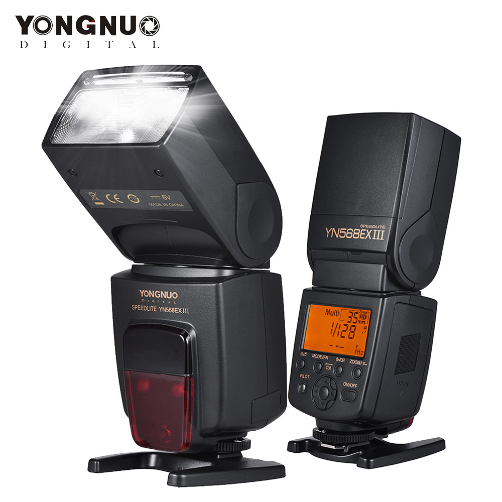 CE เข็มทิศ Yongnuo Professional YN-568EX ไร้สาย TTL แฟลช Speedlite Speedlight สําหรับ Nikon D700 D3 