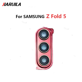 สําหรับ Samsung Galaxy Z Fold 5 F946 กระจกเลนส์กล้องด้านหลังพร้อมอะไหล่ซ่อมกรอบเปลี่ยน