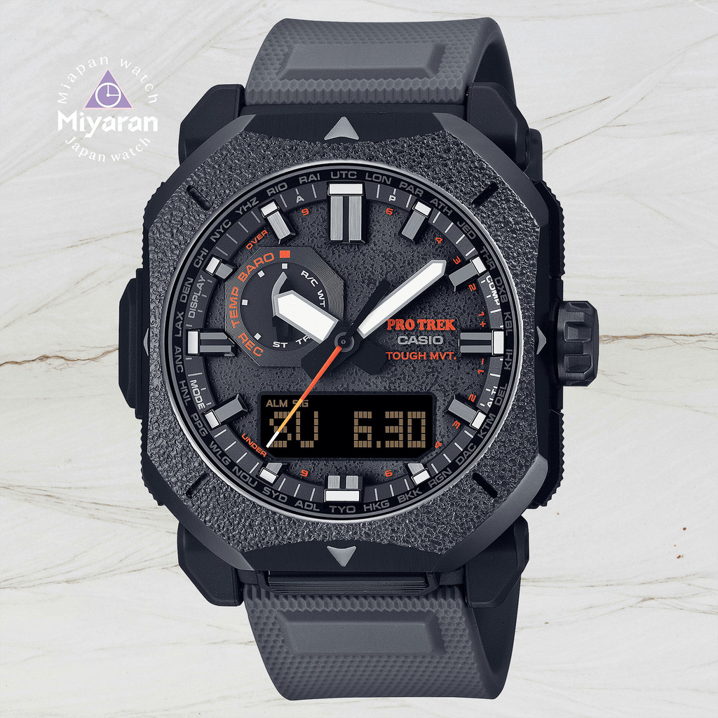 Casio Protrek PRW-6900BF-1 PRW-6900BF-1JF นาฬิกาสปอร์ตปีนเขา Eco-Drive คลื่นวิทยุ 《C》