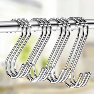 4 ขนาด ตะขอตัว S ติดผนัง สแตนเลส แข็งแรง ไม่เป็นสนิม ตะขอแขว…