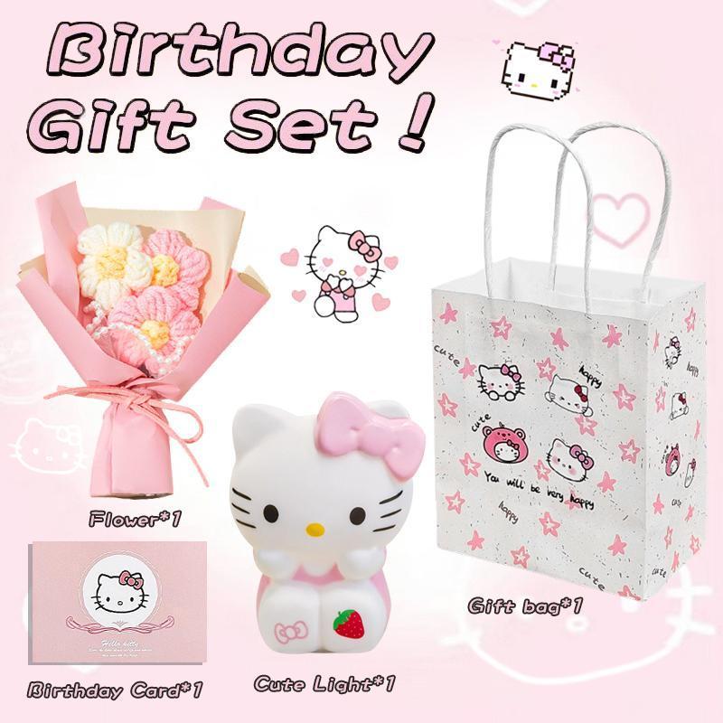 กล่องของขวัญวันวาเลนไทน์การ์ตูนห้องนอนโคมไฟแตะไฟกลางคืน+ชุดดอกไม้ - รูปที่ 5