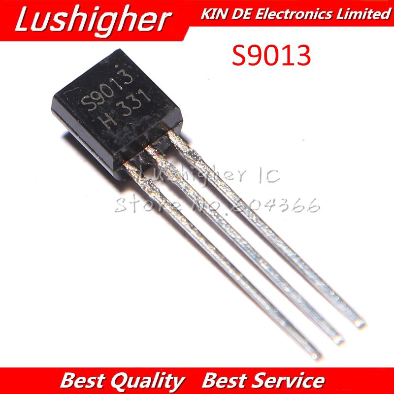 100PCS S9013 TO-92 9013 TO92 ทรานซิสเตอร์จัดส่งฟรี