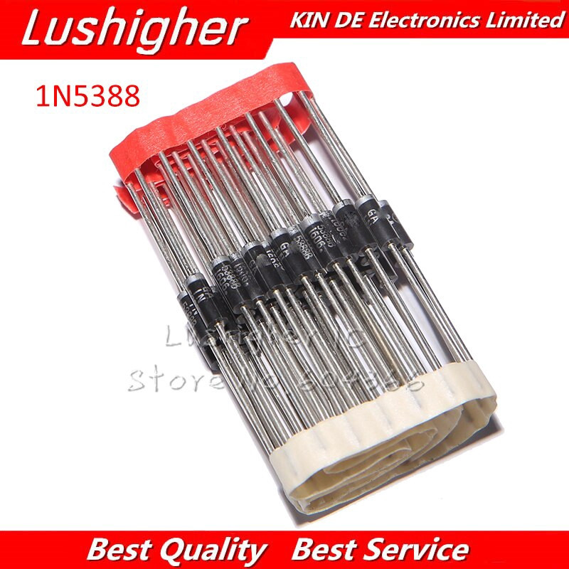5pcs 1N5388B 1N5388 5W 200V DO-15 ZENER DIODE ORIGINAL จัดส่งฟรี