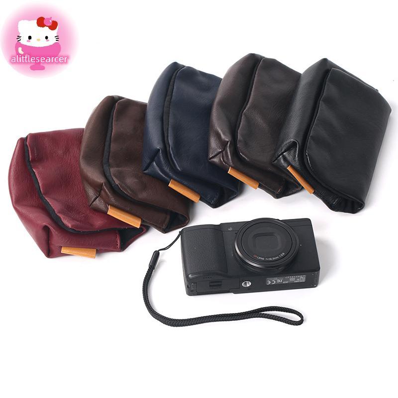 Alittlesearcer กระเป๋ากล้องนุ่มสําหรับ TG-5 H60 ZV1 LX10 TZ90 TZ85 W300 W100 AW130 RICOH GRII EN