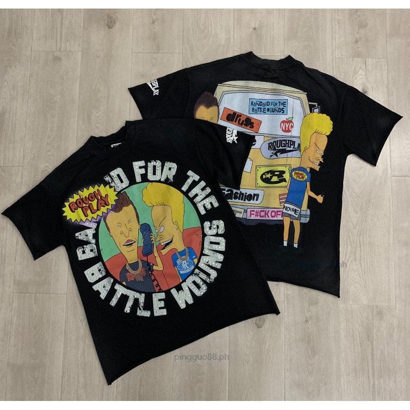 เสื้อยืดแขนสั้นฉีดพิมพ์ลายอนิเมะ สวมใส่สบาย