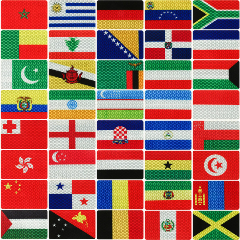 Africa Counts South Africa Egypt Kenya Congo Nigeria Angola Flag Armband Velcro Badge 0122hw