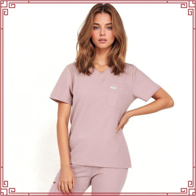 REKA SCRUBS - สี Posh Green  - BEATRIX (ชุดสครับแพทย์ พยาบาล พร้อมปักชื่อ)