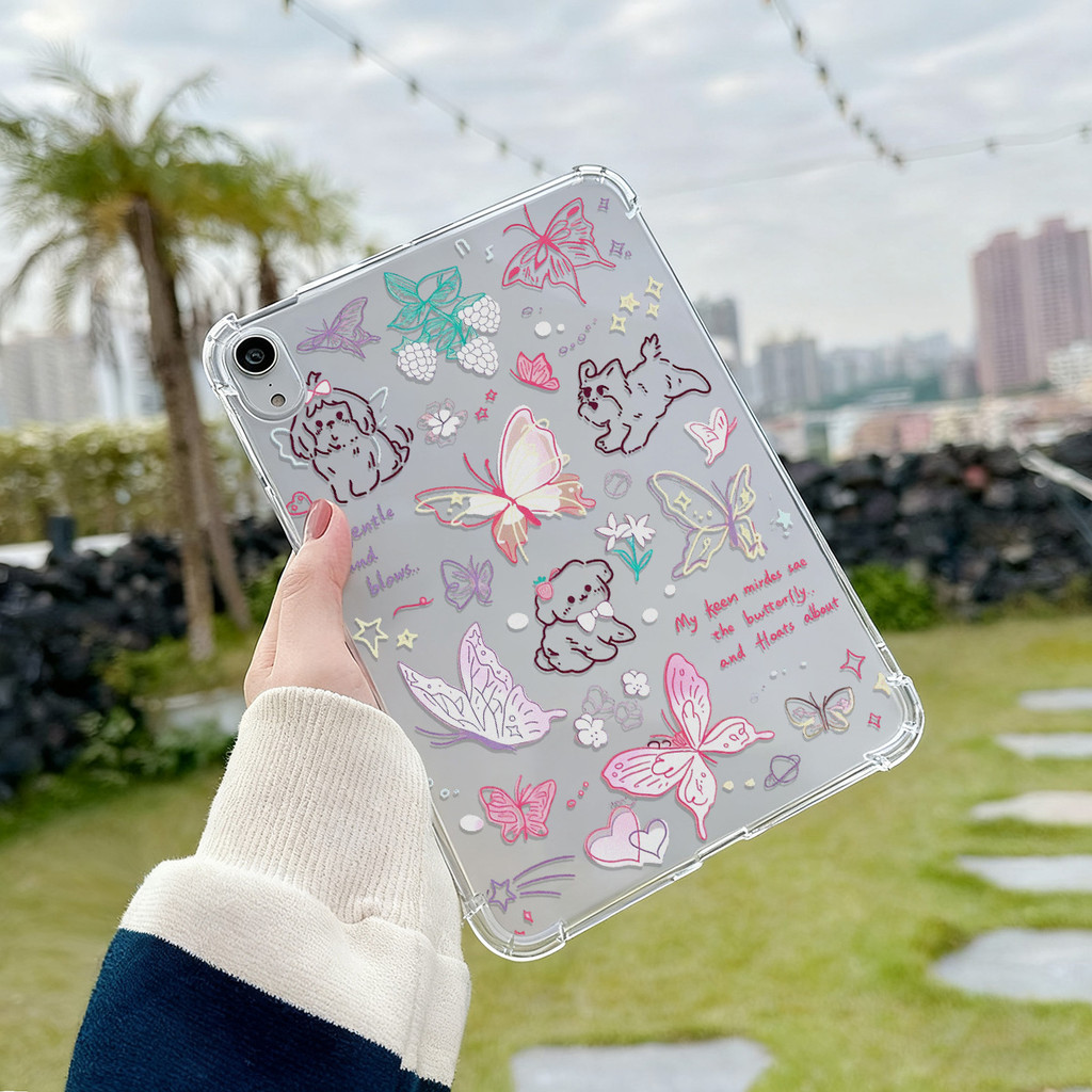 เคส For Samsung Galaxy Tab A9 Plus S6 lite A11 Plus S7 S8 S9 S10 FE S9FE Tab A7 lite A9+/S9 FE+ อะคริลิก Case เคสหลังใส
