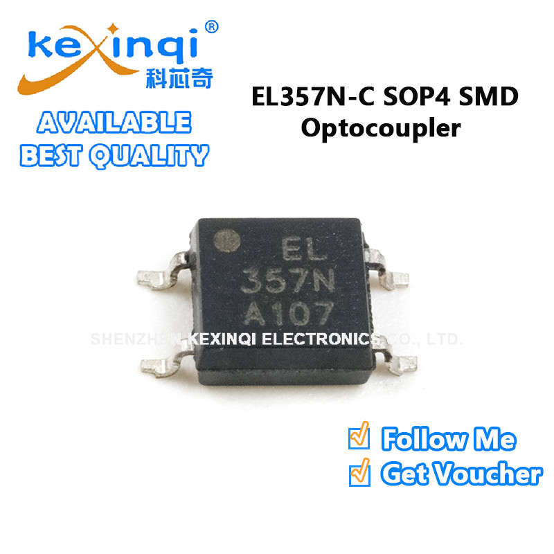 (5-20 ชิ้น) EL357N-C SOP4 ชิป IC Optocoupler SMD