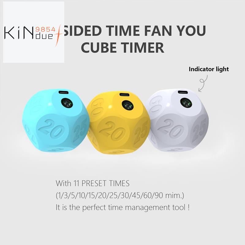 แบบชาร์จไฟได้ Cube Kitchen Timer-นับถอยหลัง Timer 15-20-30-45-60 Min Min Min Minutes เหมาะสําหรับทํา