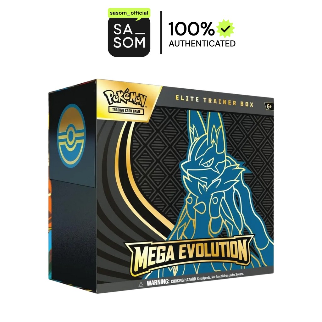 Pokemon [MEG] Mega Evolution "Mega Lucario" Elite Trainer Box (EN) | ของแท้ ตรวจสอบโดย SASOM