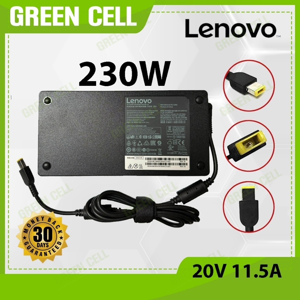 ที่ชาร์จแล็ปท็อป Len.ovo 20V 11.5A สำหรับ ADL230NDC3A ADL230SCC3A PA-1231-12LA Y540 Y540-15irh Y740-