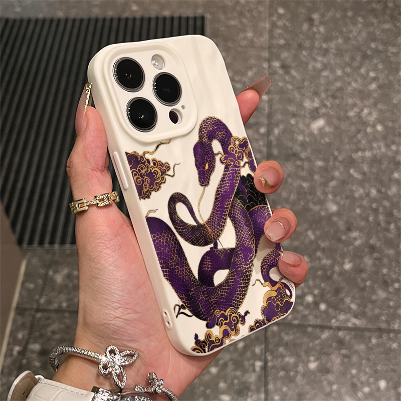 สีม่วงแข็งสีเหลืองสําหรับ iPhone 1715promax เคสโทรศัพท์จีบ 11 13 12 soft xr ชุด 8P