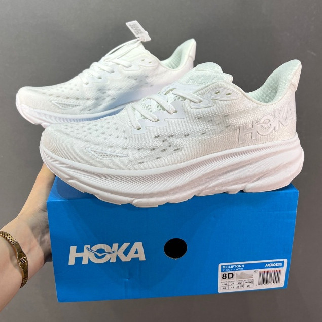 รองเท้าผ้าใบ Hoka Clifton 9 สำหรับผู้หญิง สบายเมื่อเดิน