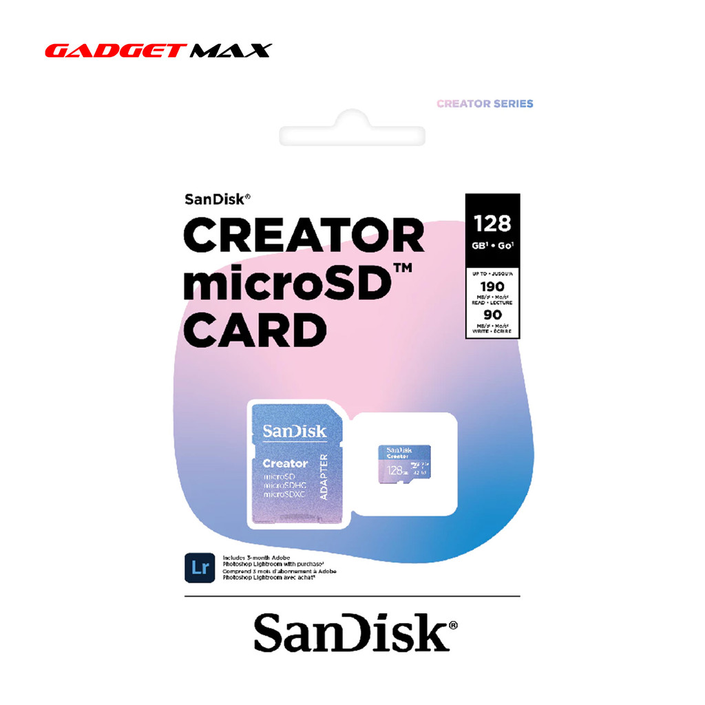 SanDisk CREATOR microSD CARD 128GB