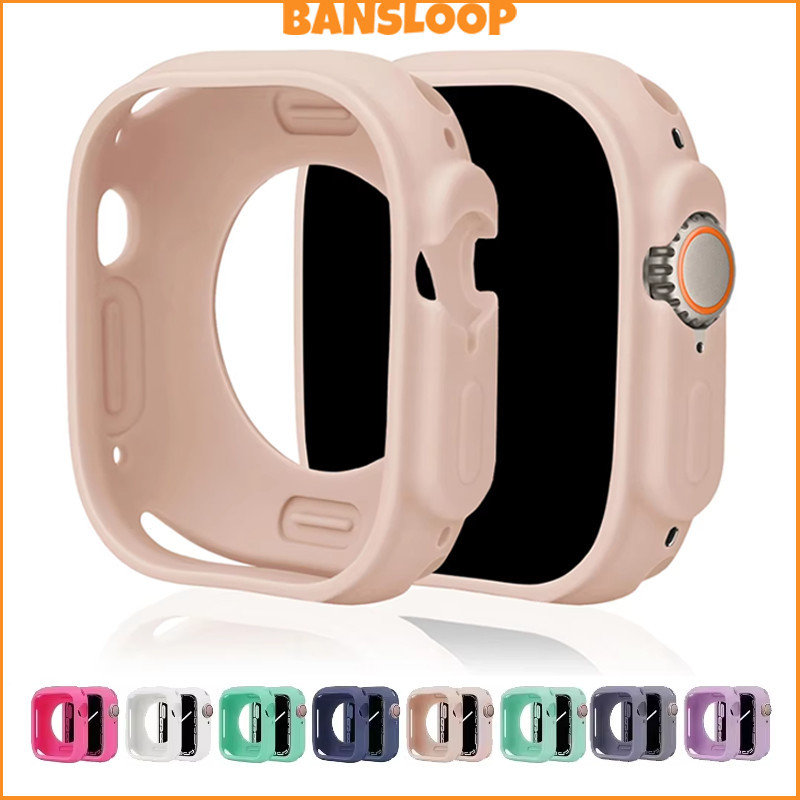 ฝาครอบคลุมซิลิโคนอ่อน for IWatch Series 11 10 9 8 7 6 5 4 SE 3  2 Apple Watch Ultra 3 2 49มม 46มม 42 45 44 41 40มม 38มม