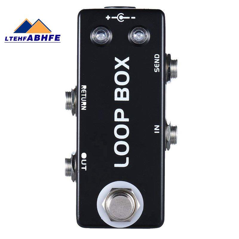 [ขายร้อน L] Mini Guitar Effect Pedal Loop Box Switcher Channel Selection True Bypass