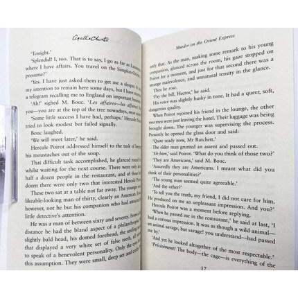 ฆาตกรรมบนหนังสือ Orient Express โดย Christie Agatha หนังสือภาษาอังกฤษต้นฉบับ UQKV