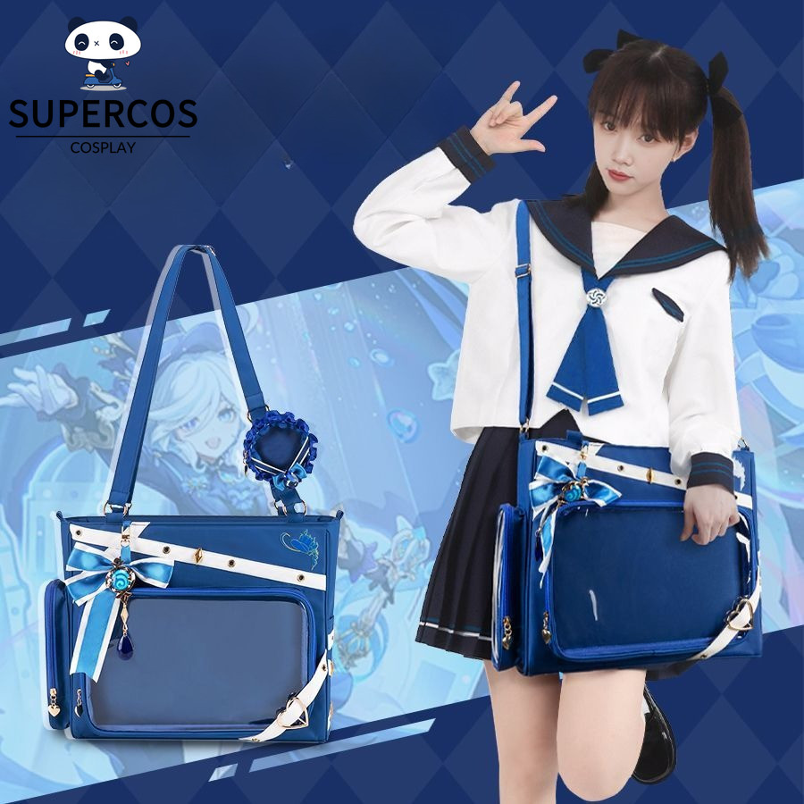กระเป๋าสะพาย Genshin Impact Furina สไตล์น่ารัก สำหรับแฟชันประจำวัน