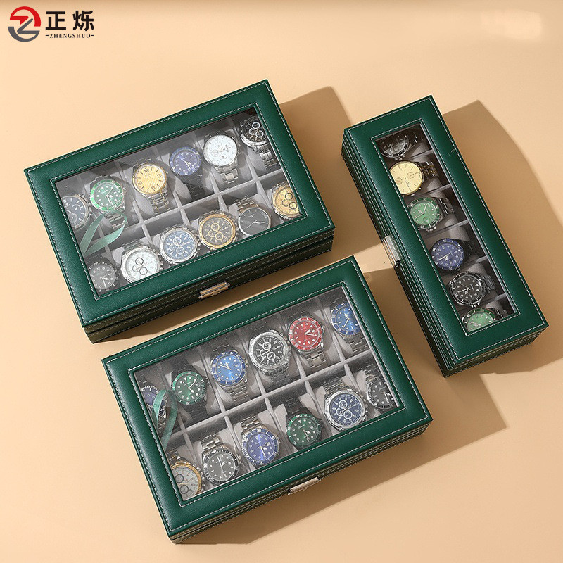 3-Bit 6-Bit 10-Bit 12-Bit 20-Bit 24-Bit PU ล็อคกล่องนาฬิกากล่องเก็บกล่องเครื่องประดับ