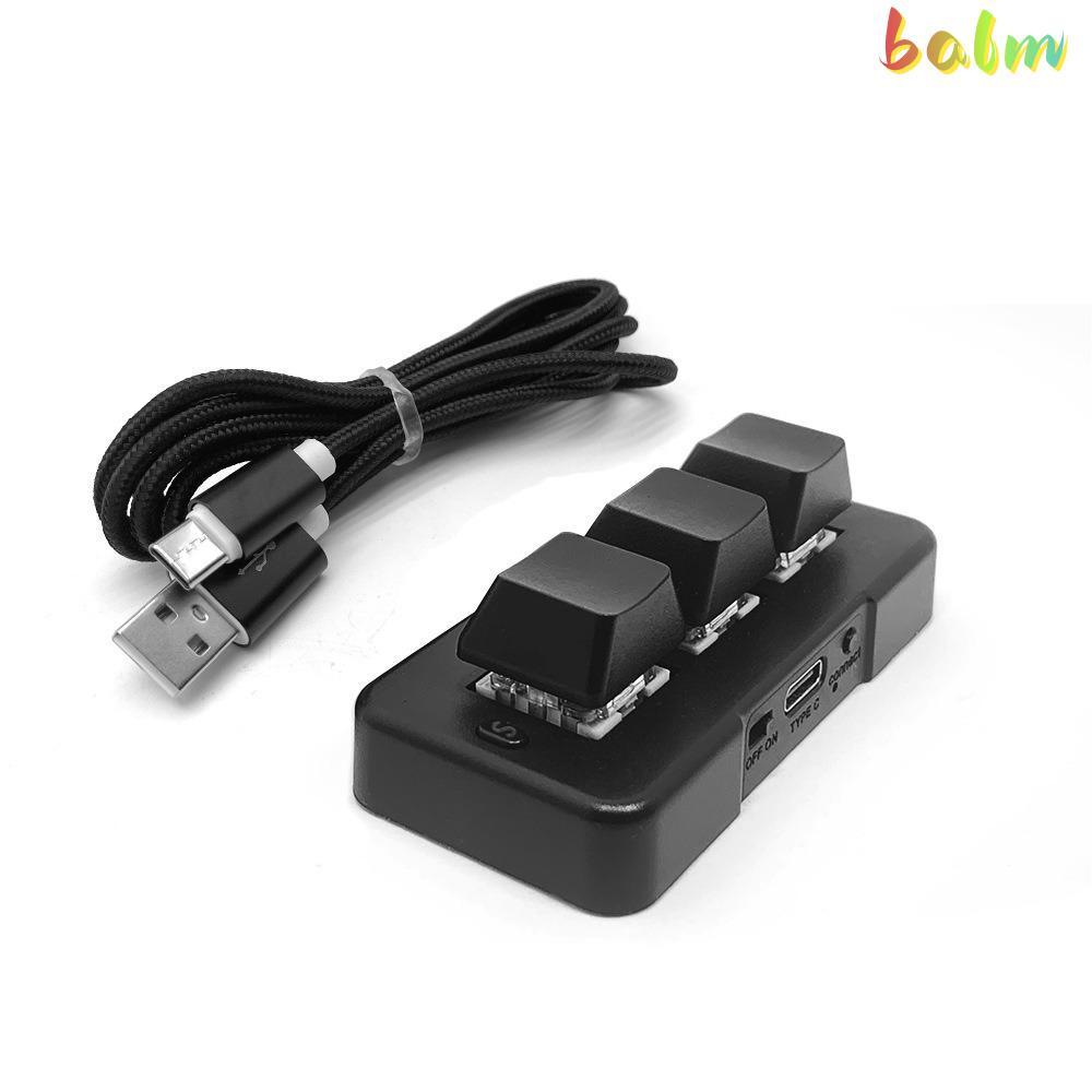 คีย์บอร์ด BALM, คีย์บอร์ดที่กําหนดเองสีขาว 3 คีย์, MK321U MK321G MK321BT Mini USB + BT Dual-mode อุป