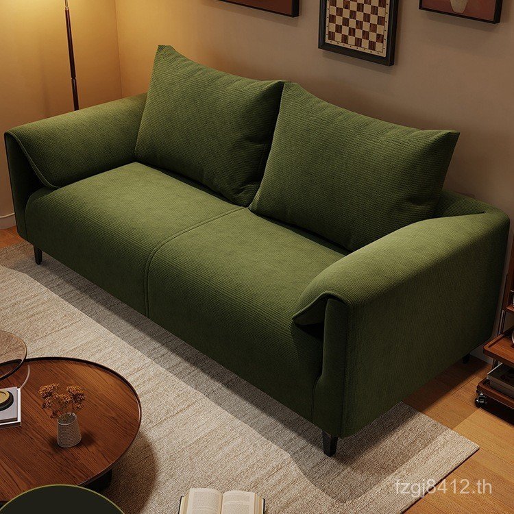 โซฟาสามคนห้องนั่งเล่นห้องนอนรูปแบบใหม่2025 หูโซฟาอพาร์ทเมนต์ขนาดเล็กนักรบขนาดเล็กตําแหน่งผ้าห้องเช่า