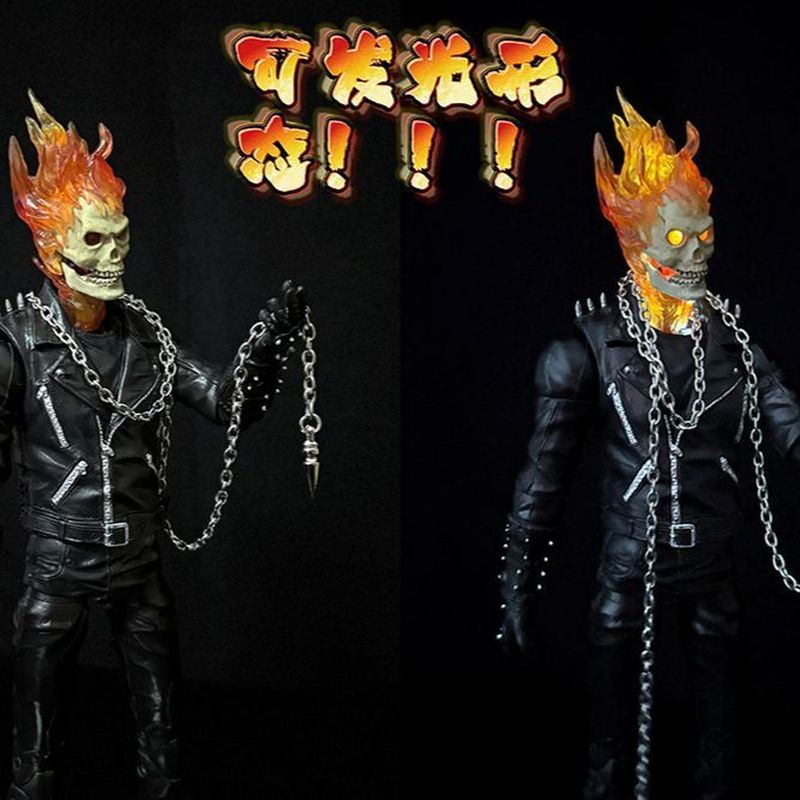 【พร้อมส่ง】ghost rider figure Legends Marvel Ghost Damashii Rider Figure ฟิกเกอร์ เลเจนด์ส โกสต์ไรเดอร์ Johnny Blaze Ghost Rider ของสะสม Figuarts