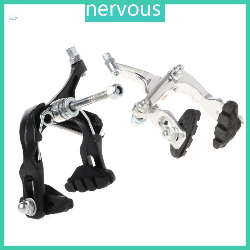 NERV เบรคคาลิปเปอร์ด้านหน้าอลูมิเนียมอัลลอยด์จักรยานเสือหมอบ MTB แขนยาว Anodized คงที่
