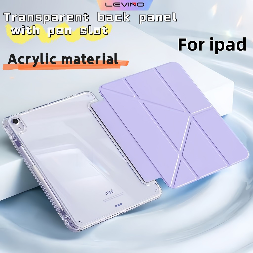 สําหรับกรณี iPad อะคริลิค Y พับ 11th A16 Air 7 M3 2025 Air6 M2 air11 Pro 11Air 5 4 10.9 10th 9th 8th Gen 7th 10.2 9.7 M5