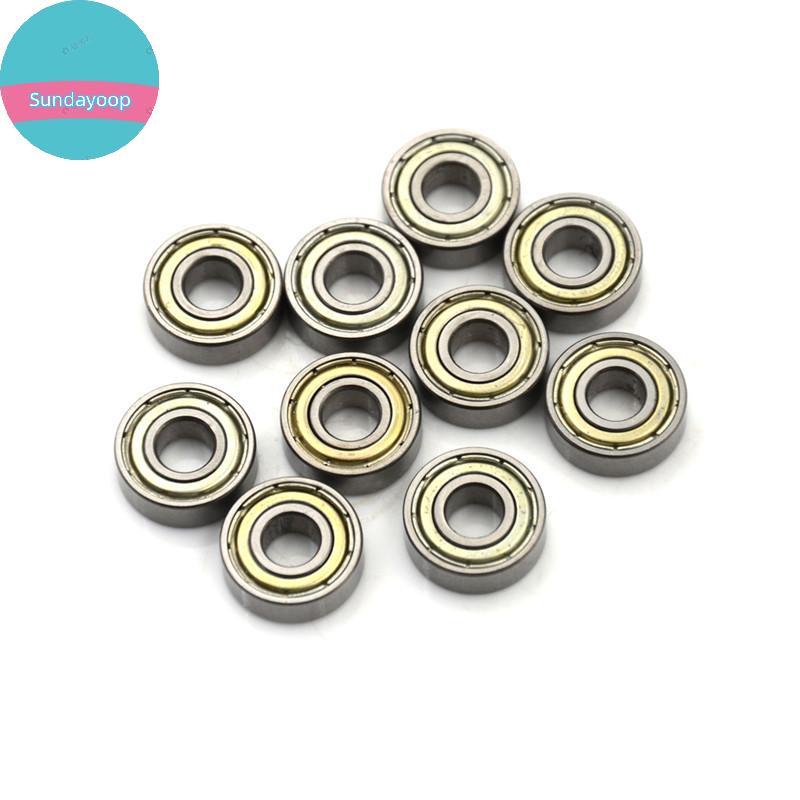 Sund 10PCS 696ZZ Deep Groove Miniature Ball Bearing 6X15X5mm โลหะ Mini Bearing TH