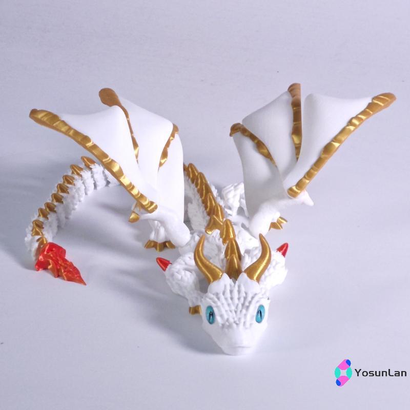 YosunLan] 1 ชิ้นมังกรประกบ Fidget Dragons เครื่องประดับเดสก์ท็อปใหม่ 3D พิมพ์ Wyvern Dragon มีปีกจําลองรุ่นของขวัญใหม่ ราคา ถูกที่สุด ดีลบีเคเค แกลเลอรีภาพที่ 2