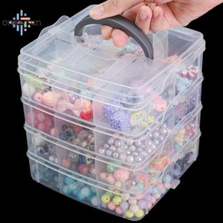 Onew 3 ชั้น 18-Grid โปร่งใสปรับ Staable ช่องพลาสติกกล่องเก็บ…