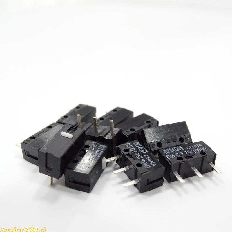 SUN D2FC-F-7N 100M 3Pin 0 74N WhiteDots Mice Micro Switches Mice Touch Microswitch